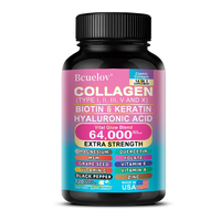 Collagen + Biotin + Keratin + Hyaluronic Acid - 4 in 1 Beauty Supplement